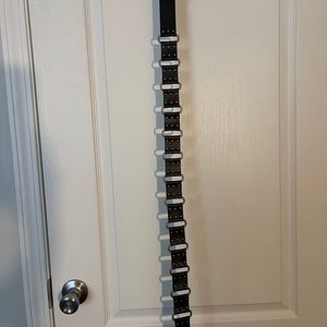 Leather black Levis chain link belt size large